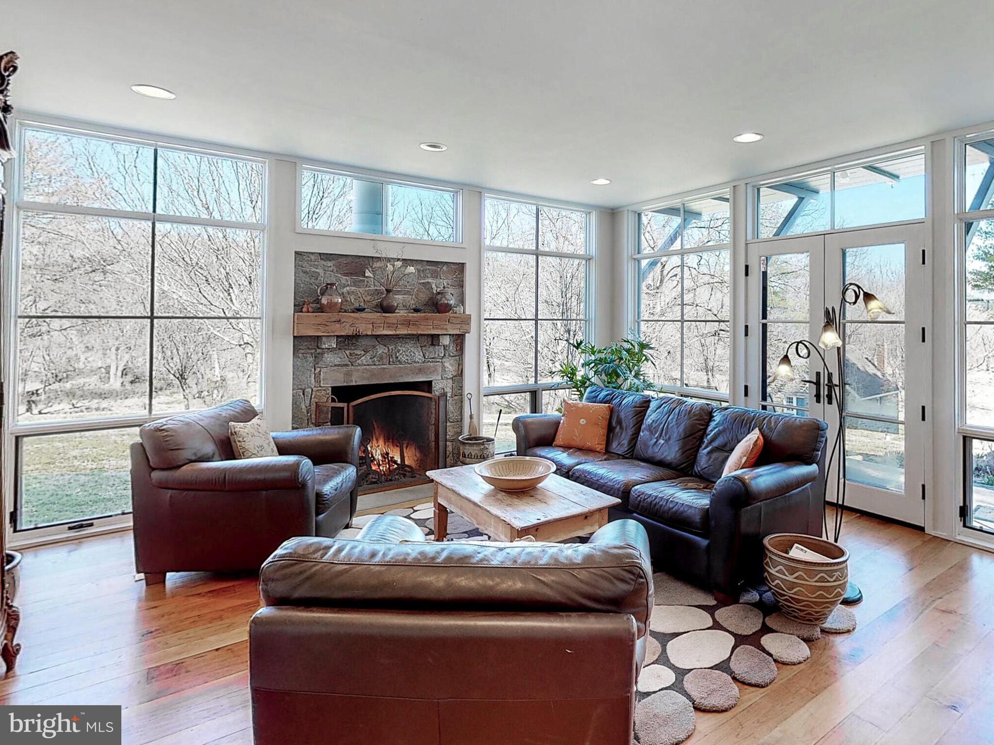 1901 Brighton Dam Road Brookeville, MD 20833 - Photo 6 of 92 Main-level family room with walls of glass