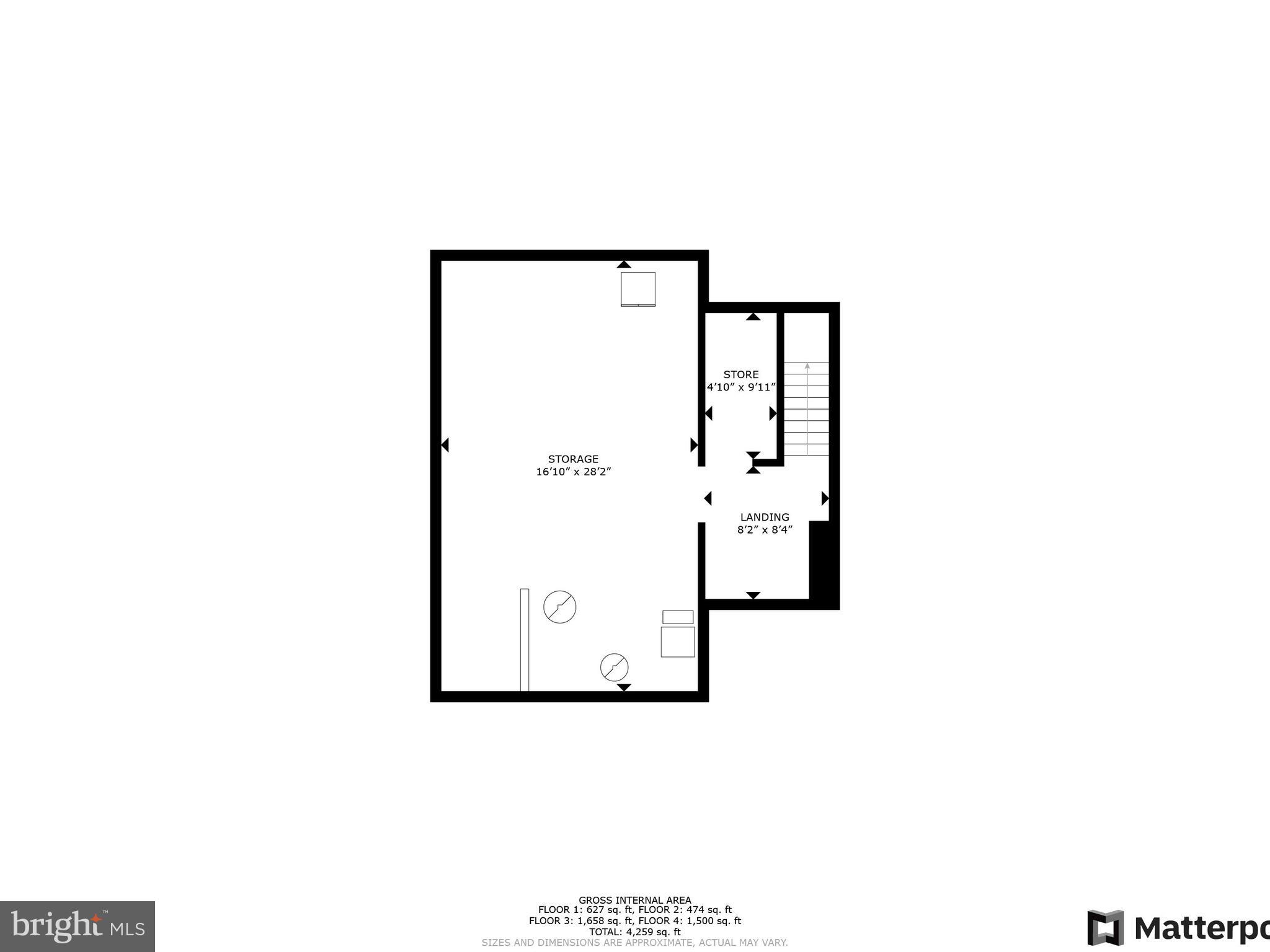 1901 Brighton Dam Road Brookeville, MD 20833 - Photo 92 of 92 Lower level floor plan of the addition