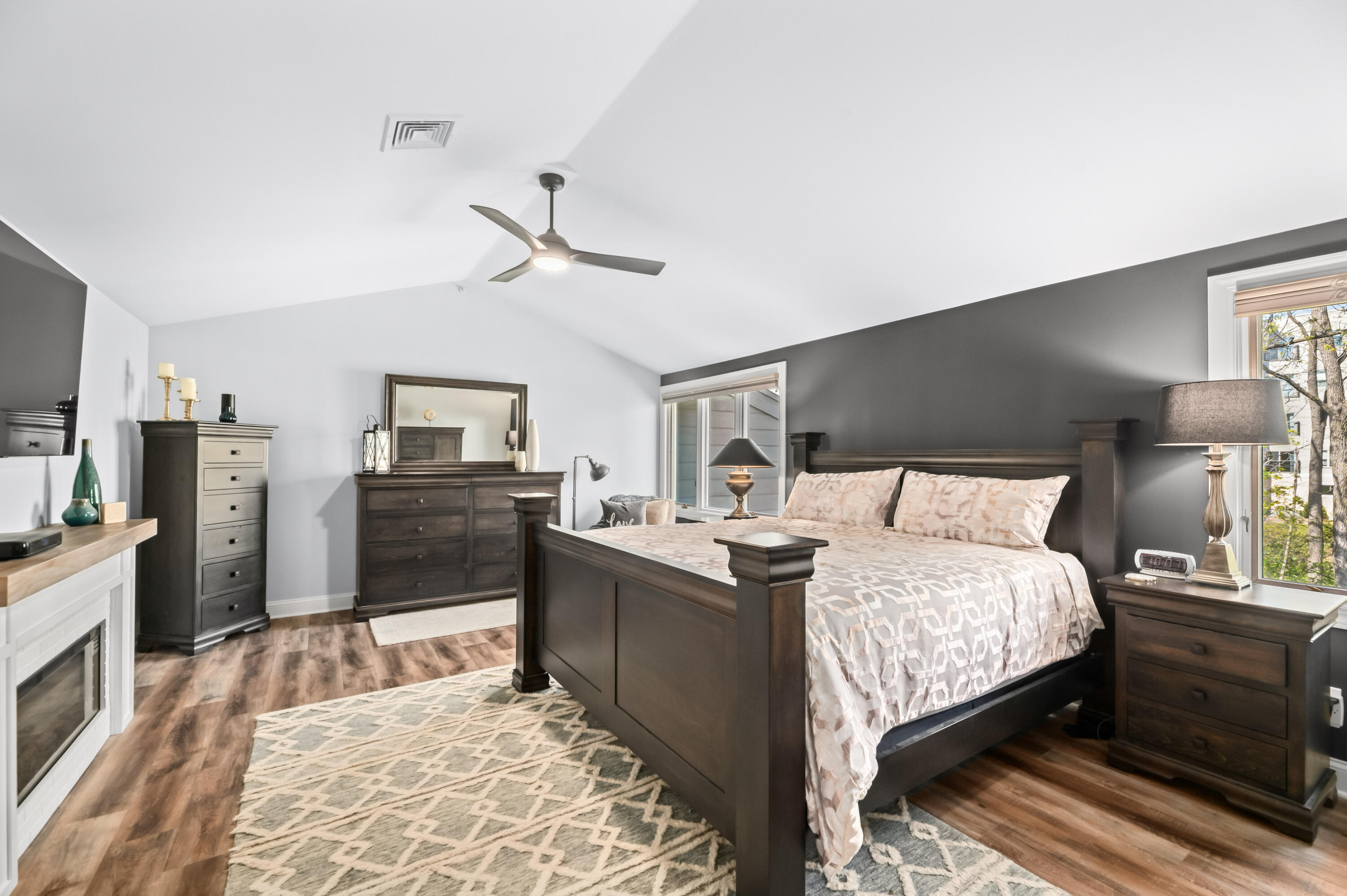 345 Elm Grove Road, Unit B Brookfield, WI 53005 - Photo 24 of 43 Primary Suite With Cathedral Ceiling!
