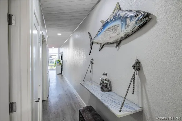 a view of a chairs and table in patio