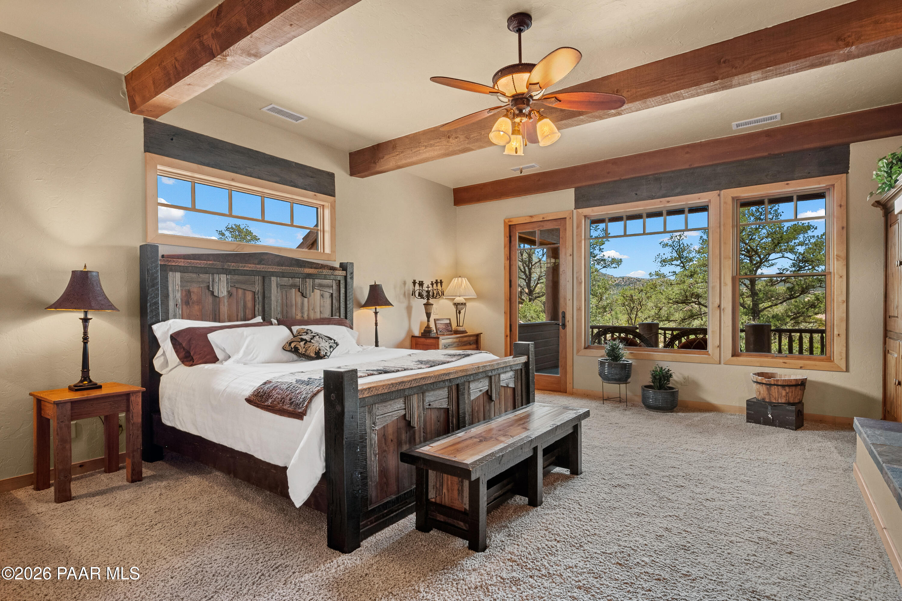 9880 Clear Fork Road Prescott, AZ 86305 - Photo 45 of 110 48-Upstairs Primary Bedroom (1) - Copy