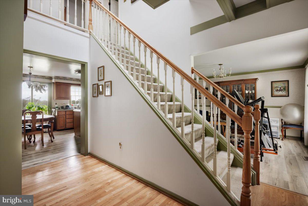 19606 Ridgeside Road Bluemont, VA 20135 - Photo 31 of 81 a view of entryway and hall with wooden floor