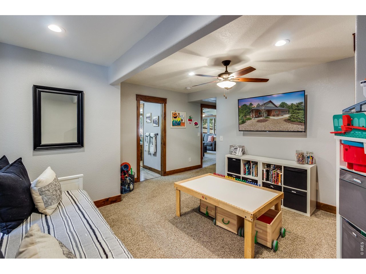 2209 Fish Creek Road Estes Park, CO 80517 - Photo 36 of 50 Fourth bedroom connects to Jack and Jill bathroom.