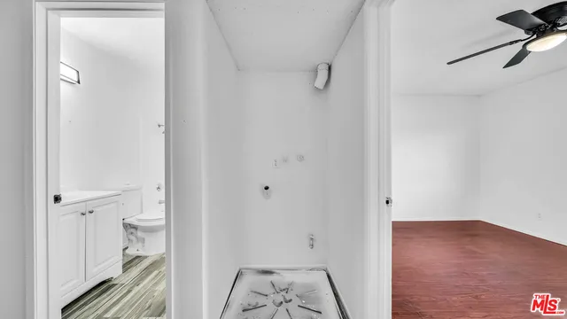 a view of bathroom with a toilet