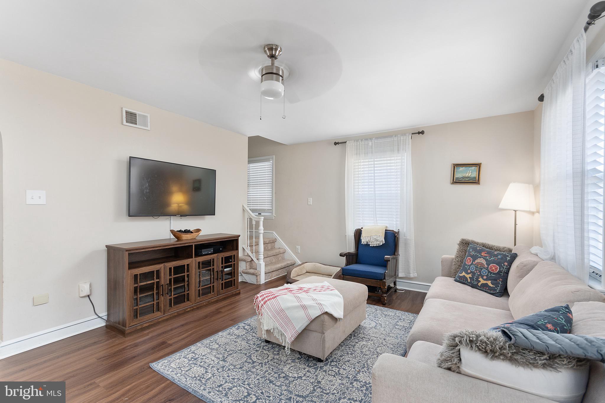 34 South Fellowship Road Maple Shade, NJ 08052 - Photo 5 of 27 a living room with furniture and a flat screen tv