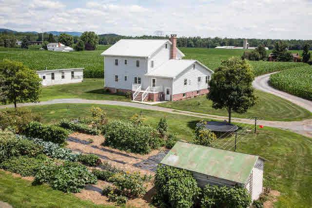 2882 West Dry River Road Dayton, VA 22821 - Photo 8 of 11 an aerial view of a house with garden