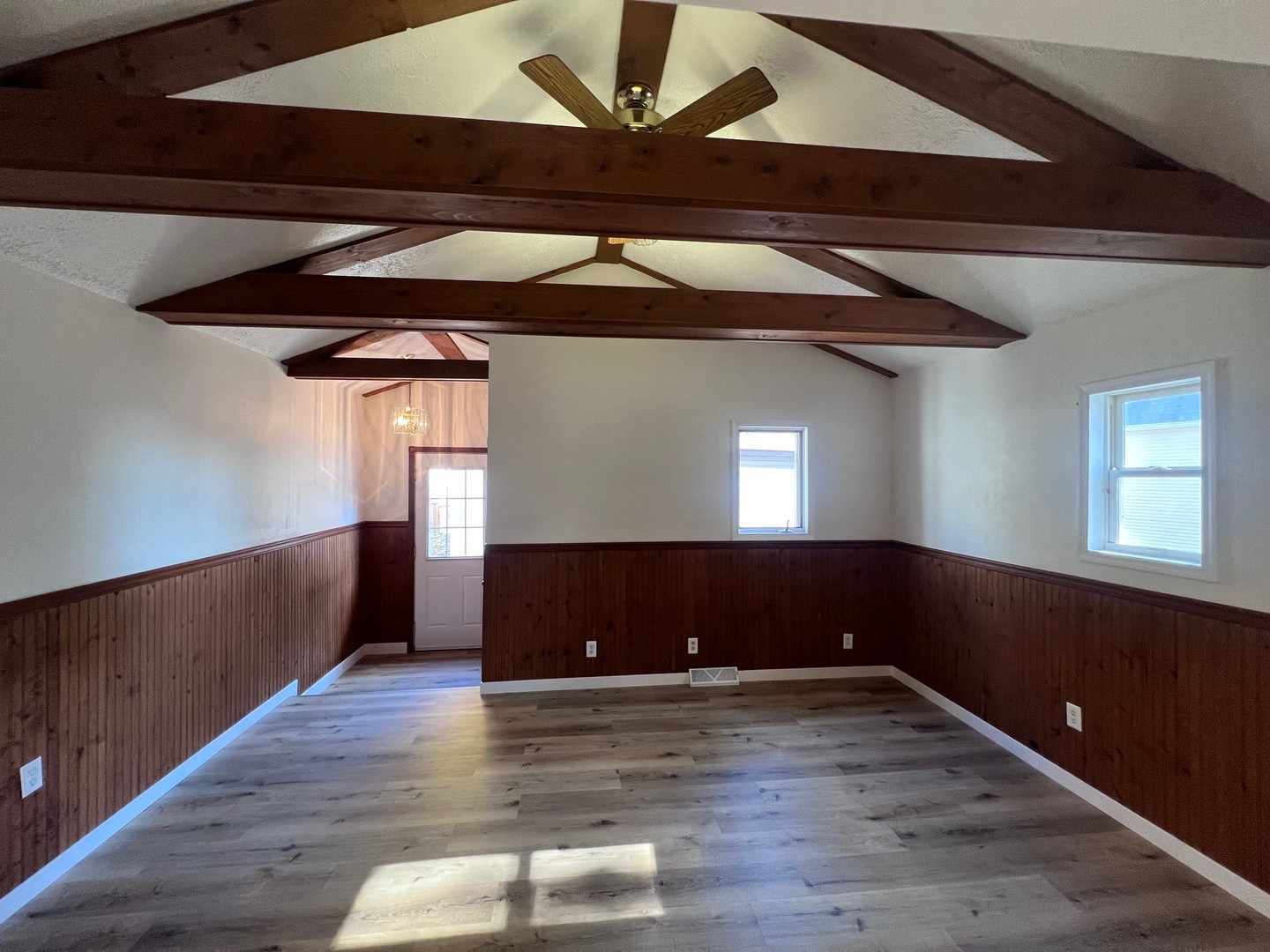 14707 Caledonia Road Caledonia, IL 61011 - Photo 10 of 37 a view of room with window and wooden floor