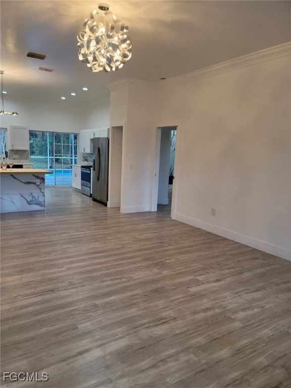 7820 Rich Road North Fort Myers, FL 33917 - Photo 22 of 26 a view of a room with a chandelier