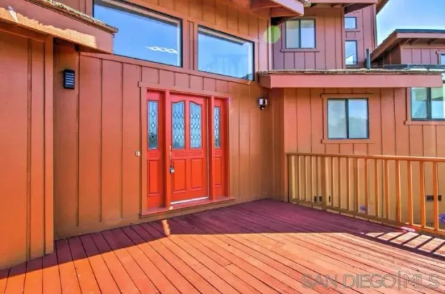 a view of a house with a patio