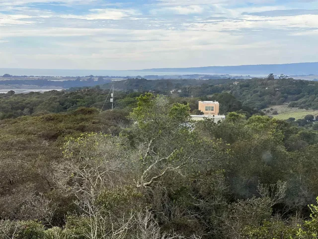 a view of city and ocean