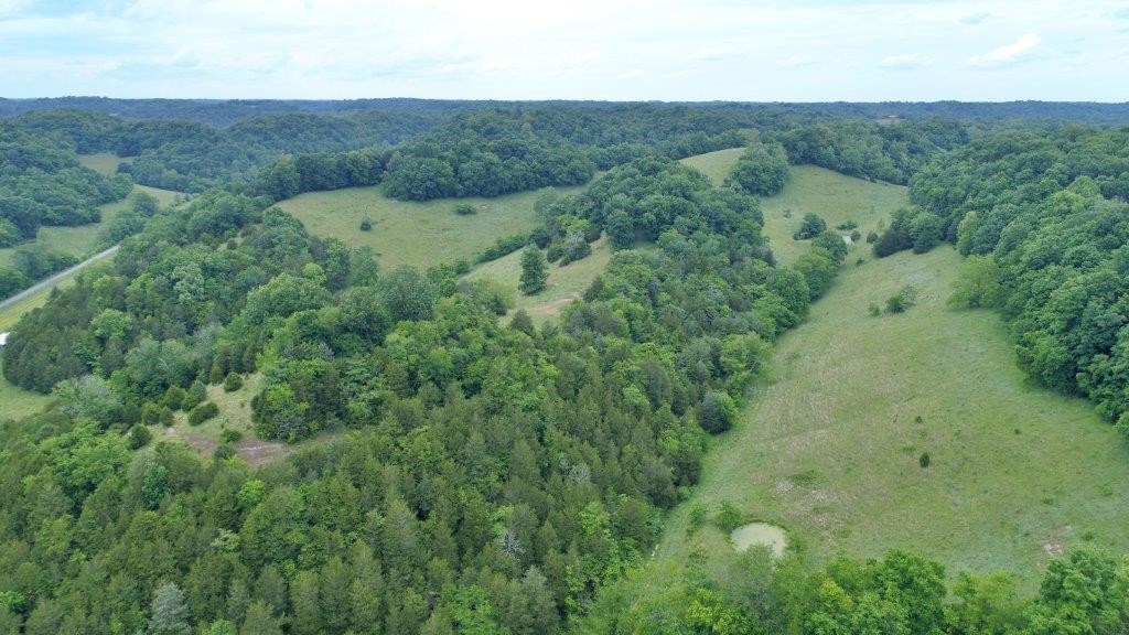 6431 Old Bottom Road Pleasant Shade, TN 37145 - Photo 32 of 38 an aerial view of residential houses with outdoor space and trees