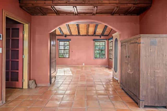 a view of an entryway door