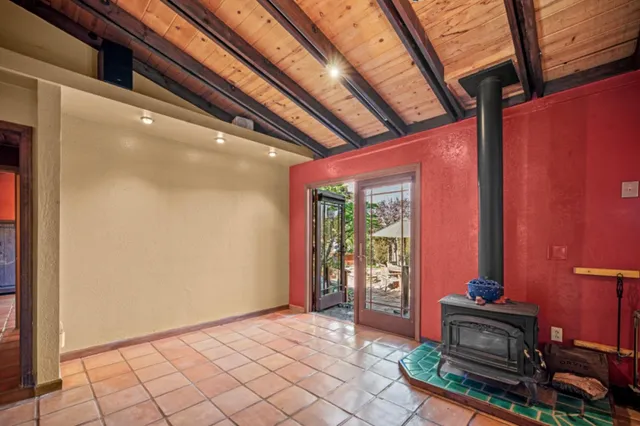 a view of an front door