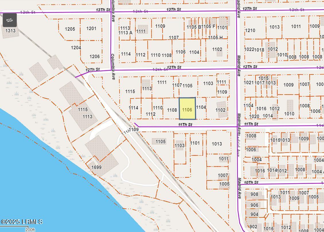 1106 11th Street Port Royal, SC 29935 - Photo 4 of 8 1106 11th St - BCGOV Medium Map
