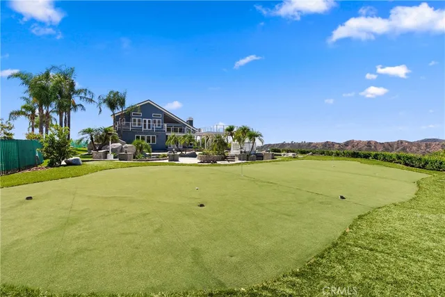 a view of a lake with a mountain