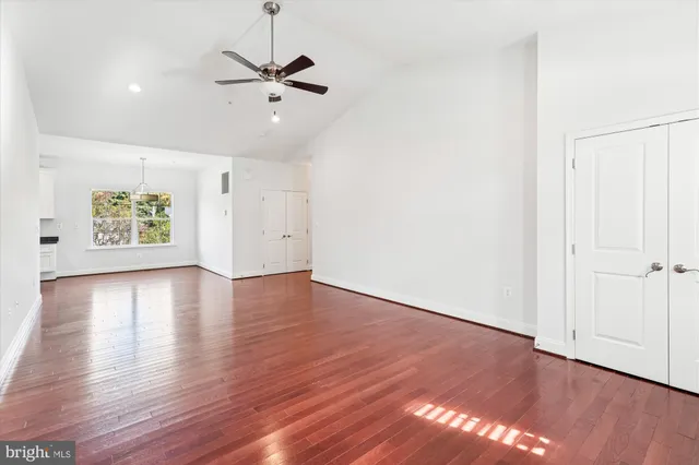 a room with window and wooden floor