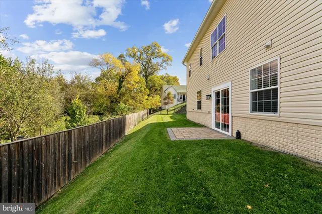 a view of a porch with a yard