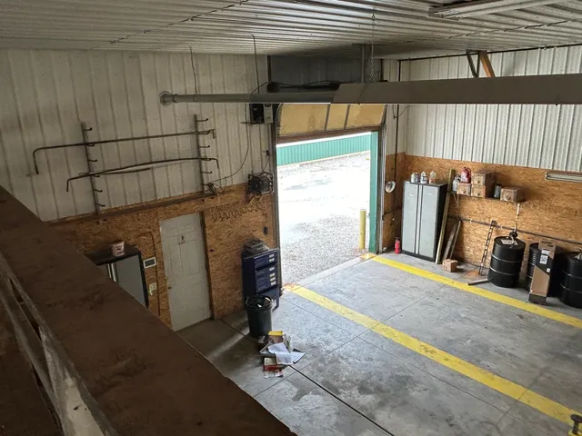 a view of storage and utility room