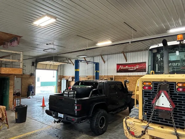 a room with gym equipment