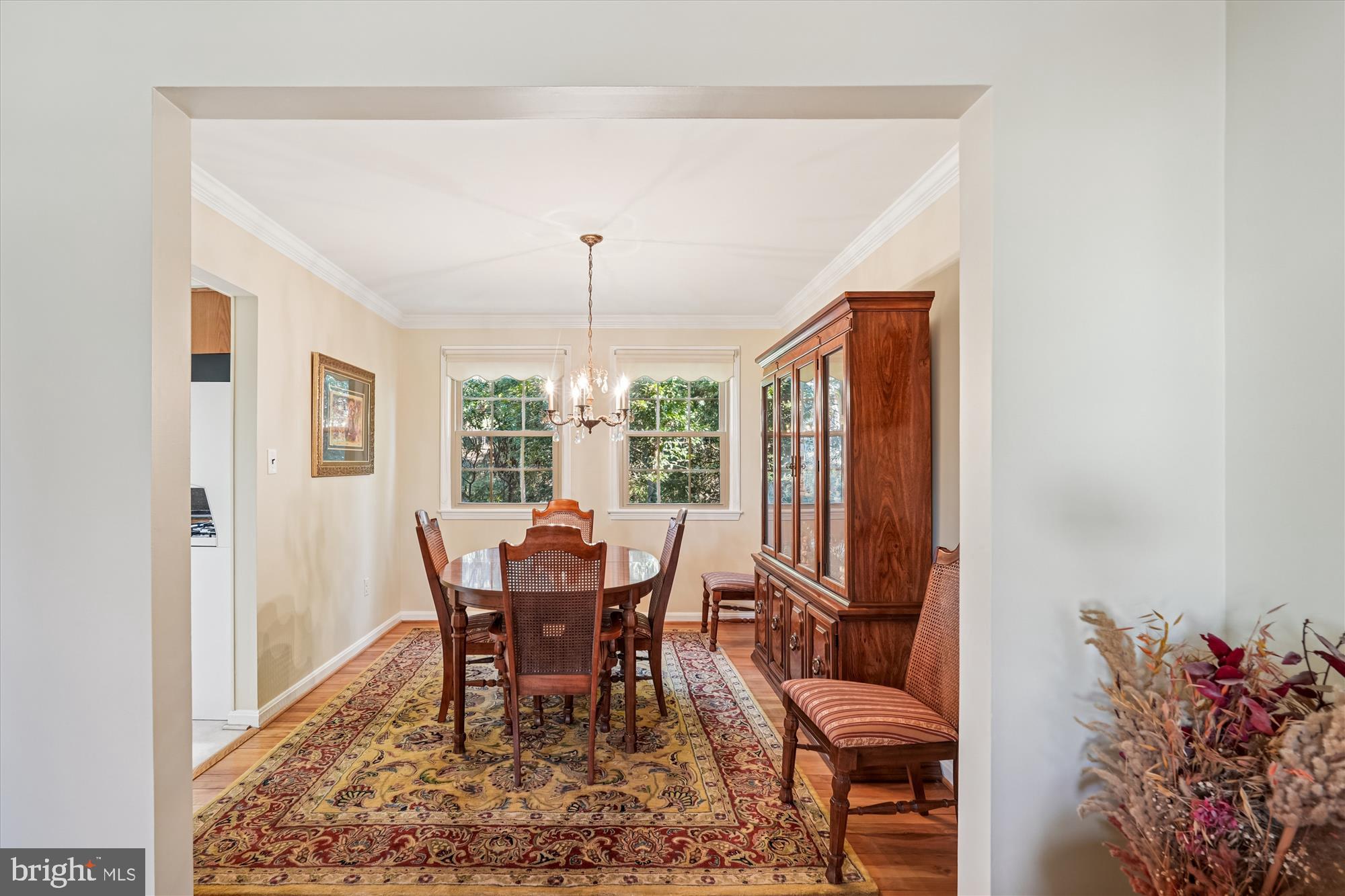 15417 Aylesbury Street Silver Spring, MD 20905 - Photo 11 of 65 a view of a dining room with furniture window and outside view