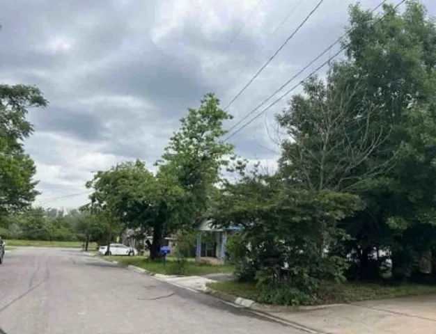 a car parked on the side of the road