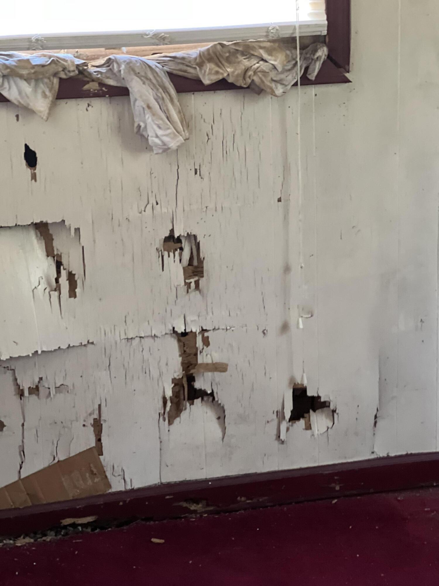 557 Weaver Road Hemingway, SC 29554 - Photo 9 of 17 bedroom wall damage