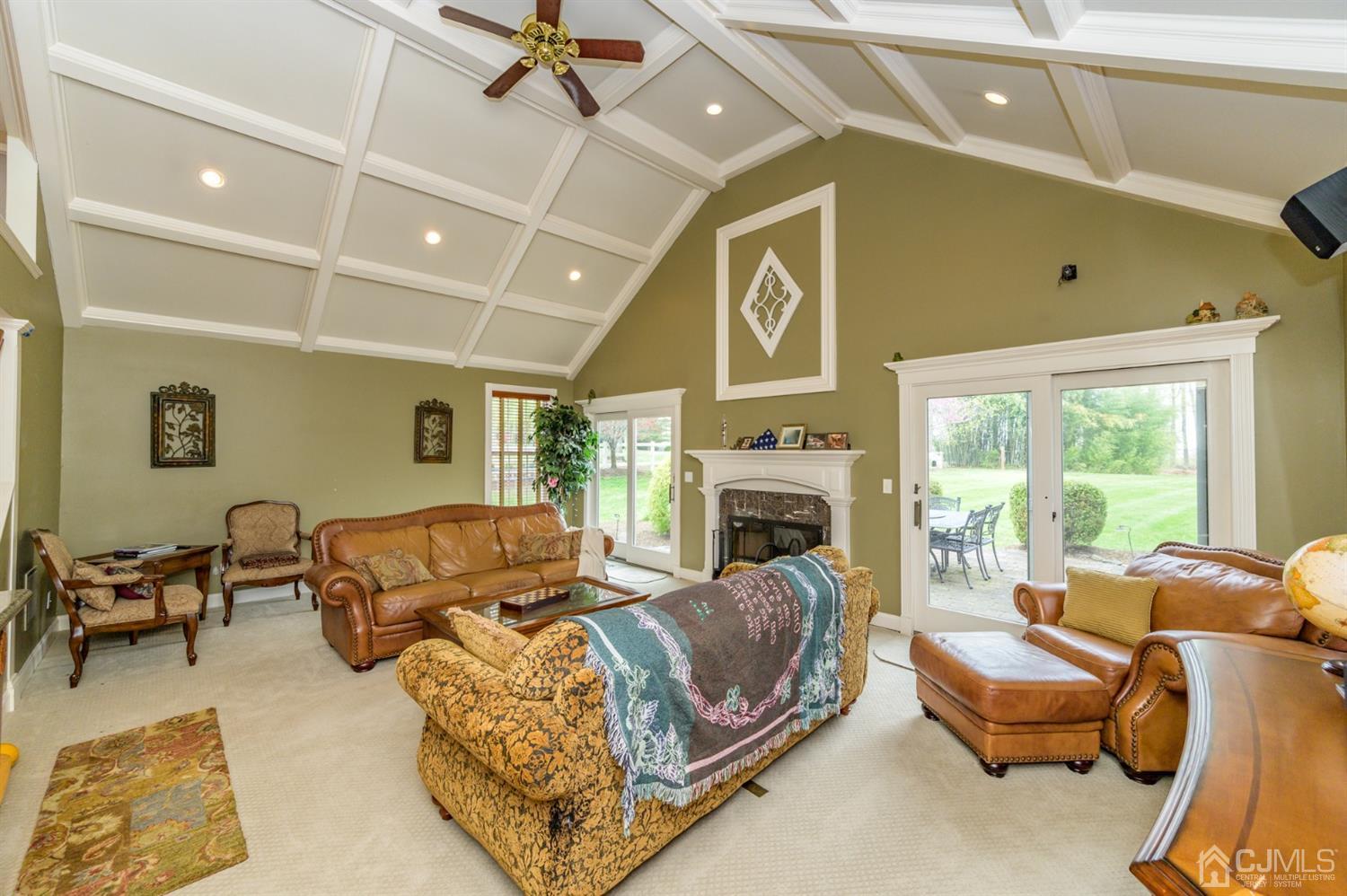 36 Cedar Grove Road Branchburg, NJ 08876 - Photo 18 of 51 a bedroom with furniture and a fireplace