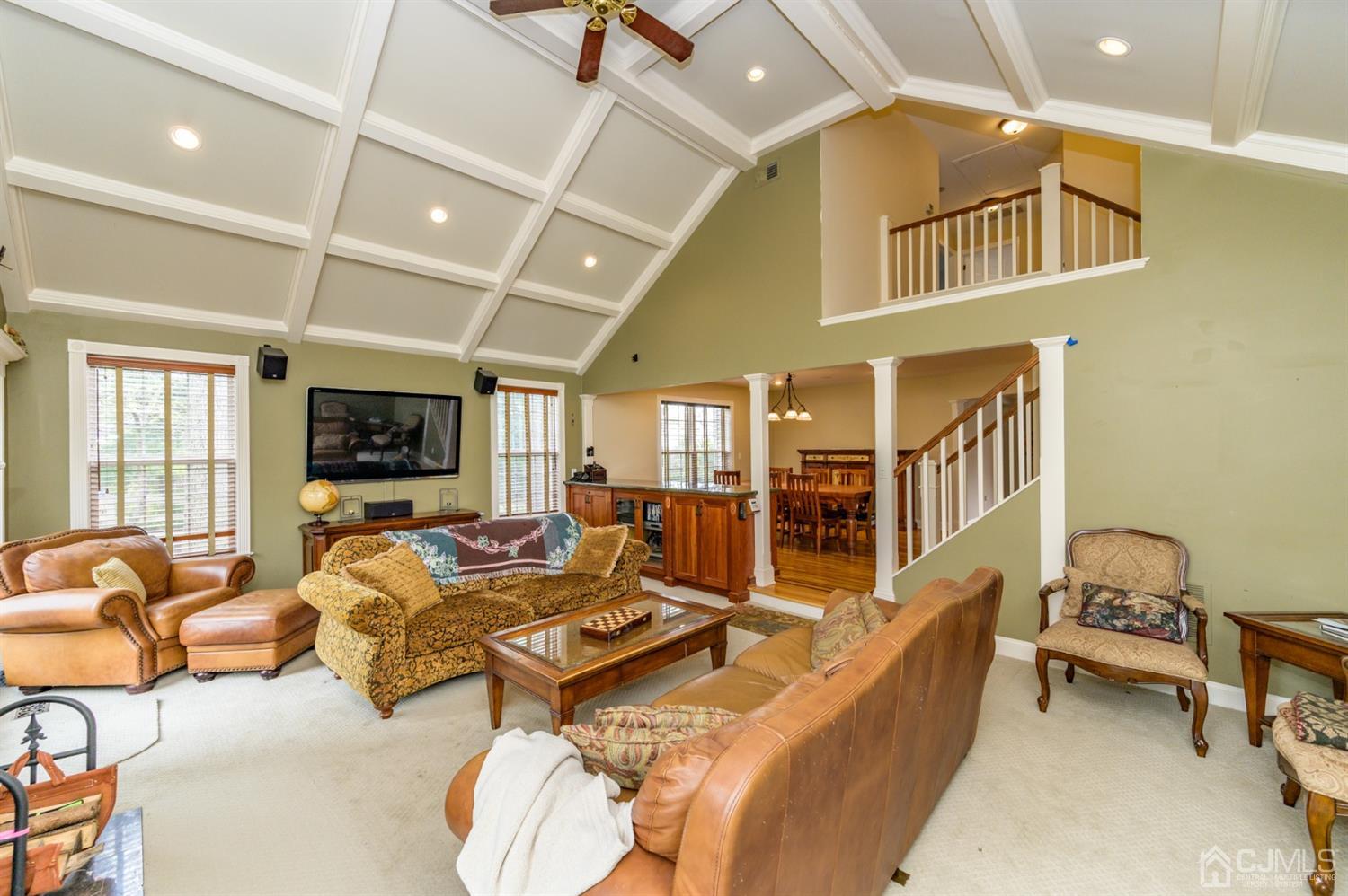 36 Cedar Grove Road Branchburg, NJ 08876 - Photo 19 of 51 a living room with furniture and a flat screen tv