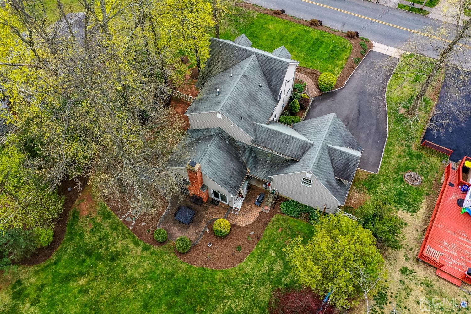 36 Cedar Grove Road Branchburg, NJ 08876 - Photo 46 of 51 an aerial view of residential house with outdoor space and parking