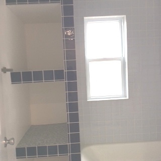 11633 South Avenue H Chicago, IL 60617 - Photo 50 of 57 a bathroom with a window and a shower