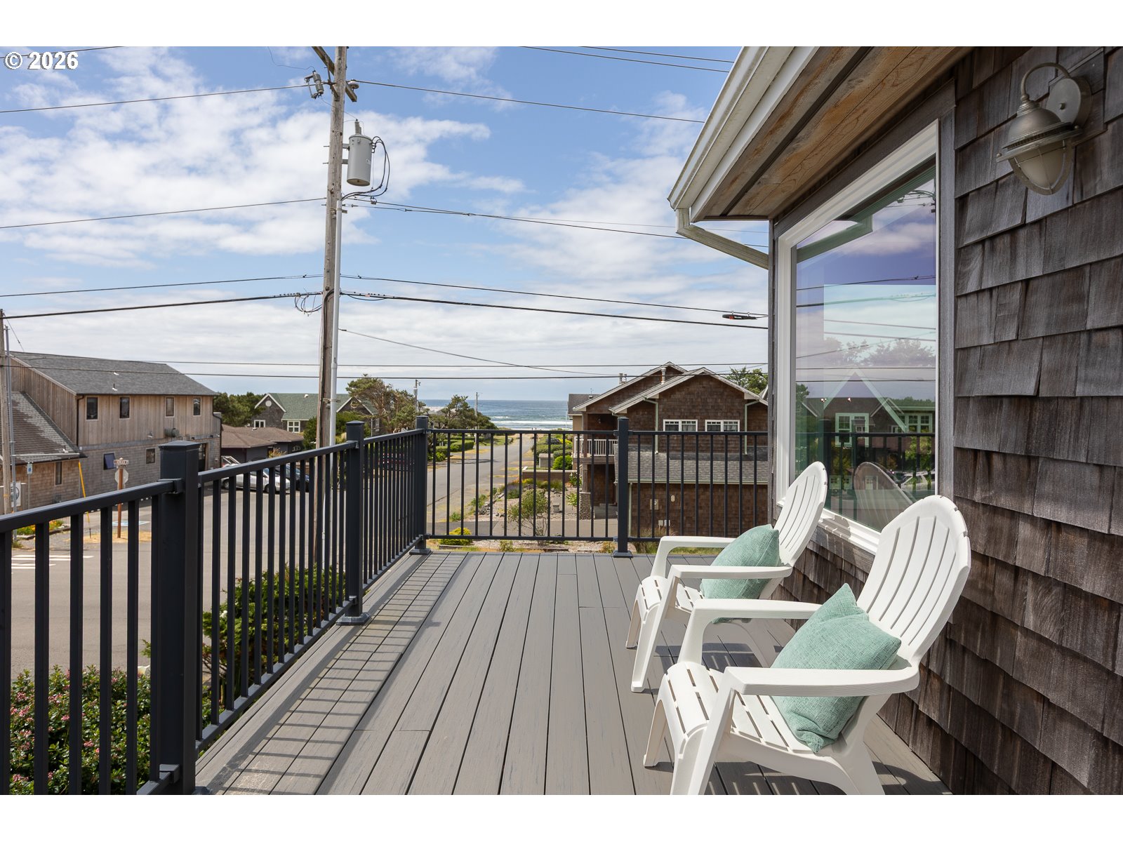 3087 South Hemlock Street Cannon Beach, OR 97110 - Photo 21 of 48 a view of a chairs on the roof deck