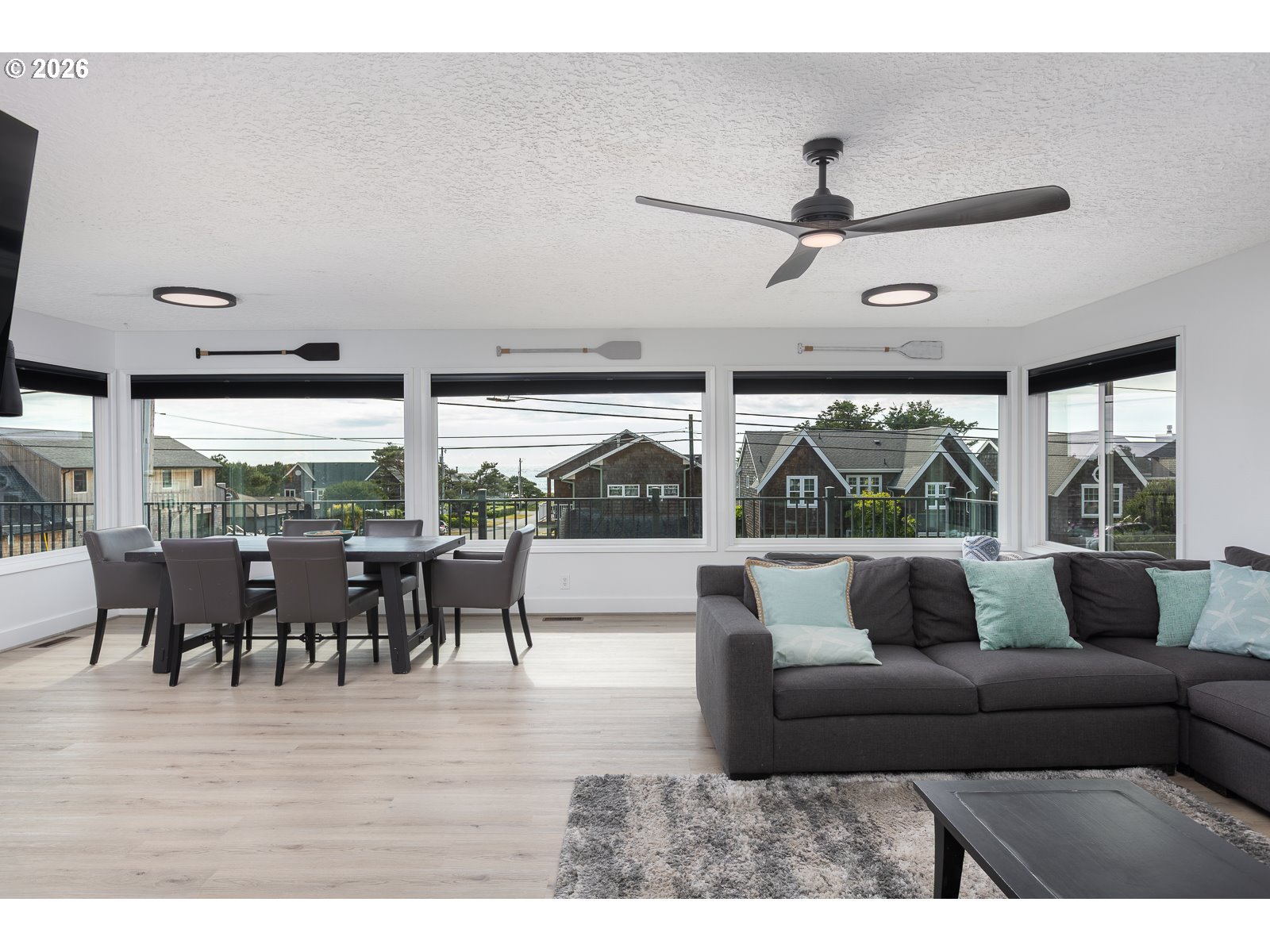 3087 South Hemlock Street Cannon Beach, OR 97110 - Photo 5 of 48 a living room with furniture and a large window