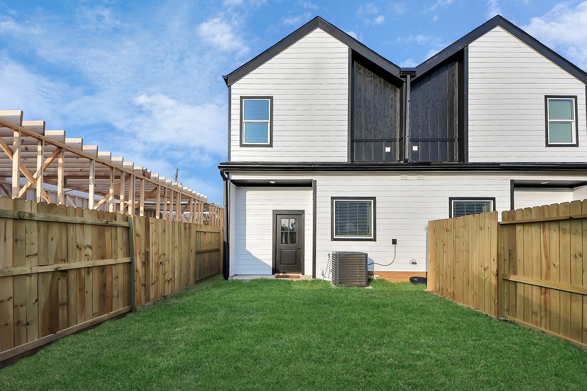 8533 Amadwe Street, Unit B Houston, TX 77051 - Photo 35 of 36 Spacious individually fenced backyard for each unit