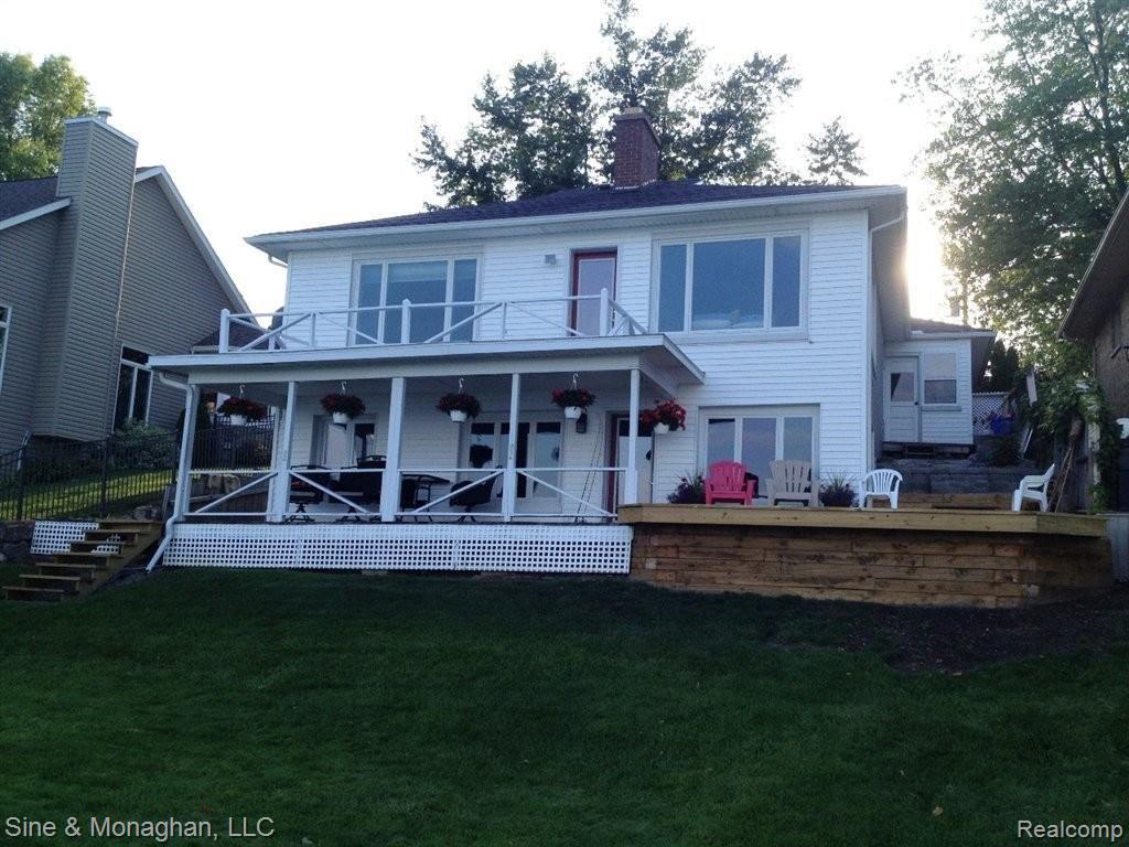 1265 North River Road St. Clair, MI 48079 - Photo 1 of 20 view of home from river