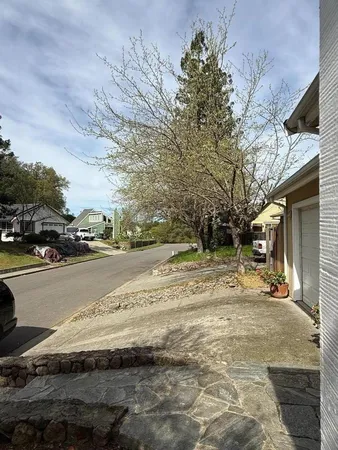 a view of a city street
