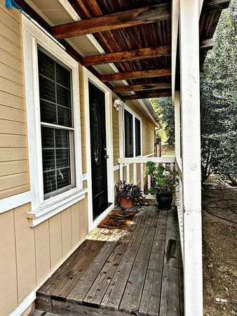 a view of road with trees
