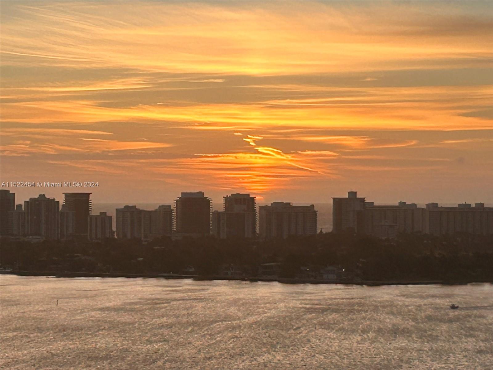 7601 East Treasure Drive, Unit PH206 North Bay Village, FL 33141 - Photo 2 of 24 a view of city and ocean