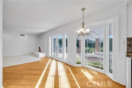 a very nice looking room with a large window