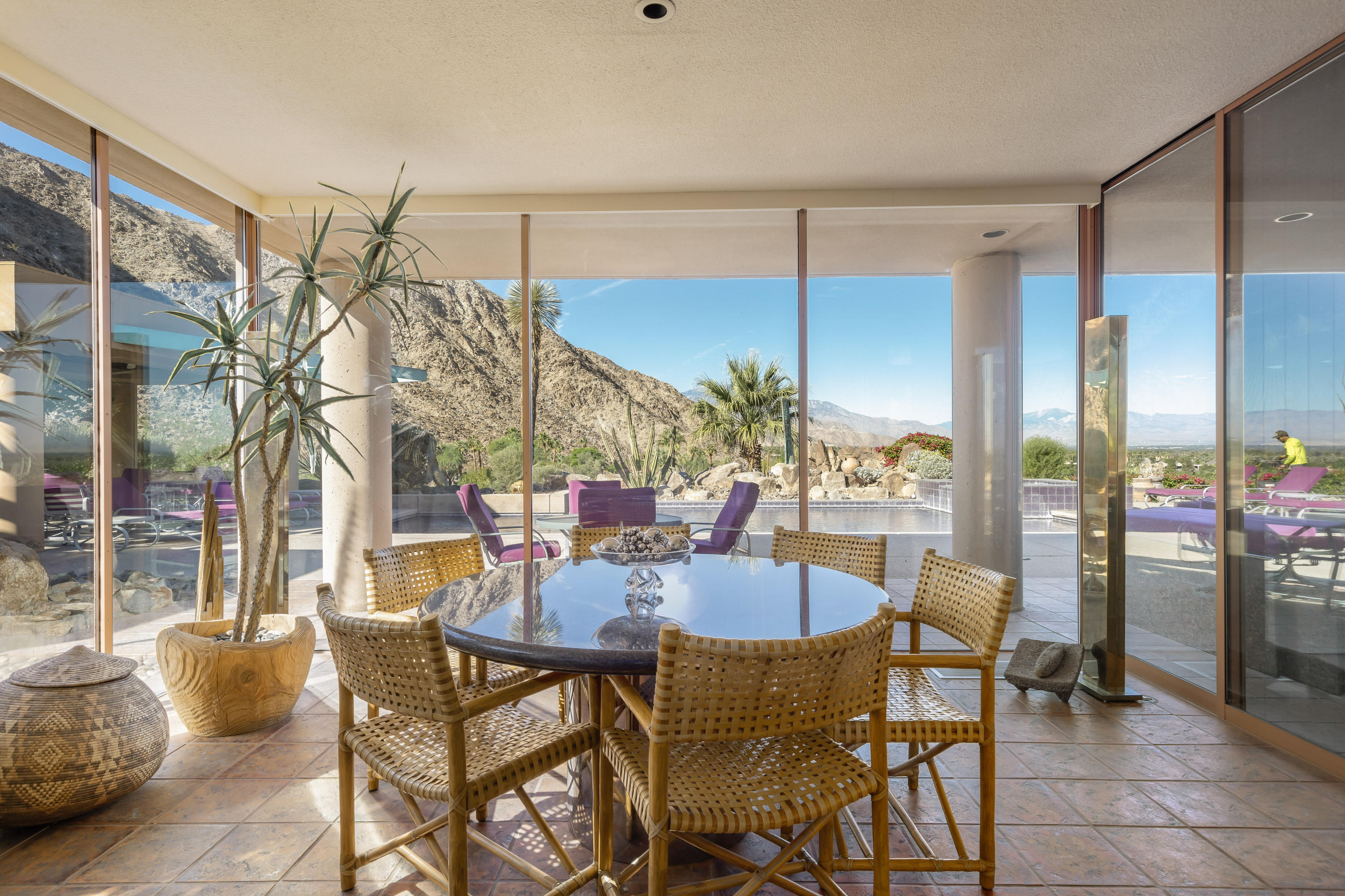 75270 Hidden Cove Indian Wells, CA 92210 - Photo 32 of 73 a view of a dining room with furniture and chandelier