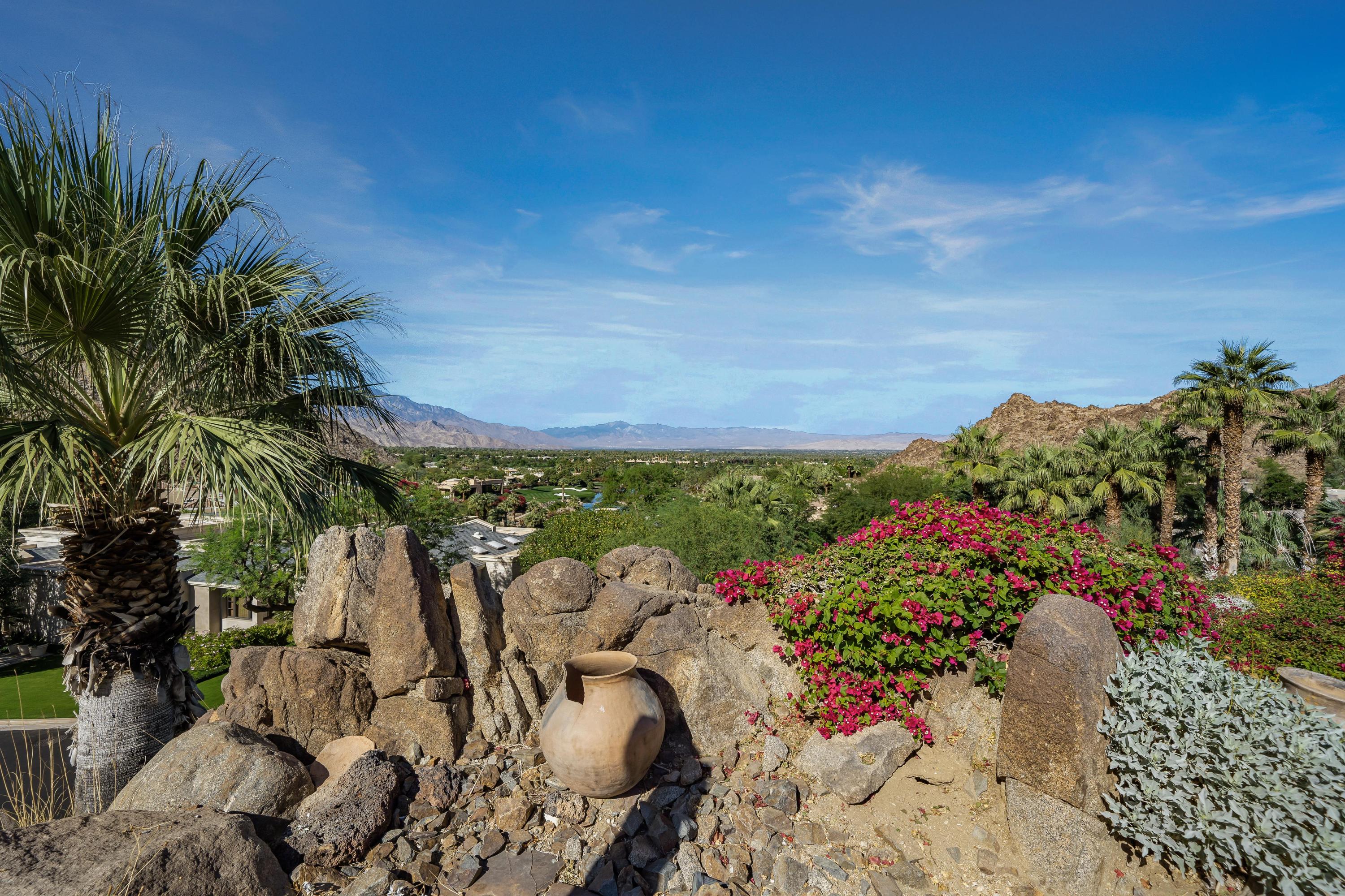 75270 Hidden Cove Indian Wells, CA 92210 - Photo 59 of 73 a view of a garden with plants and large trees
