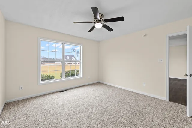 a view of an empty room