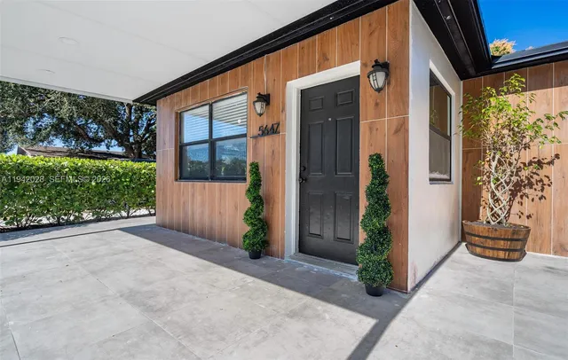front view of a house with a porch