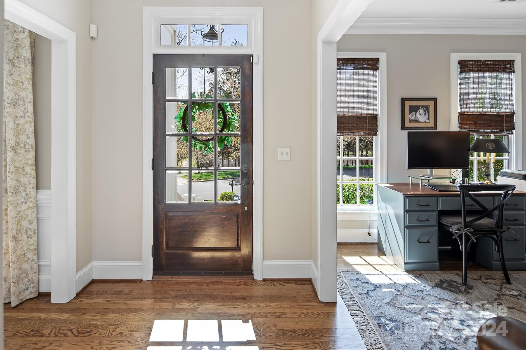 544 Ashby Drive Davidson, NC 28036 - Photo 4 of 40 a view of workspace with a window and wooden floor