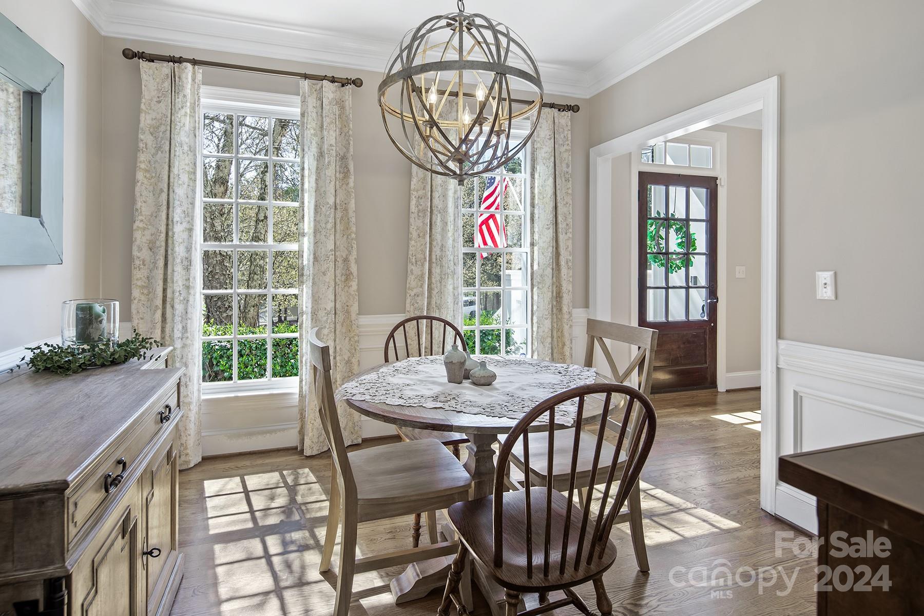 544 Ashby Drive Davidson, NC 28036 - Photo 7 of 40 a view of a dining room with furniture window and outside view