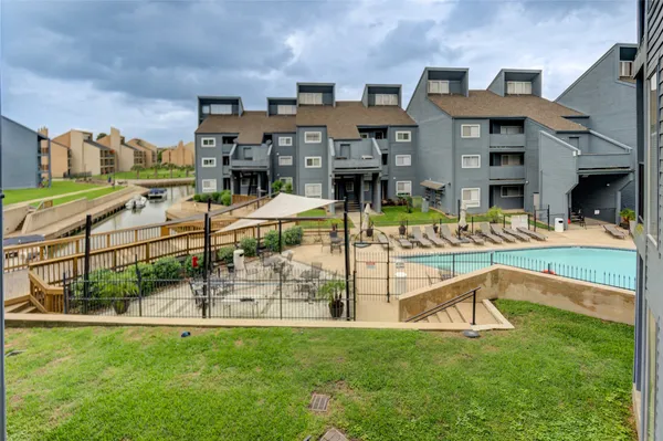 a view of a house with a swimming pool