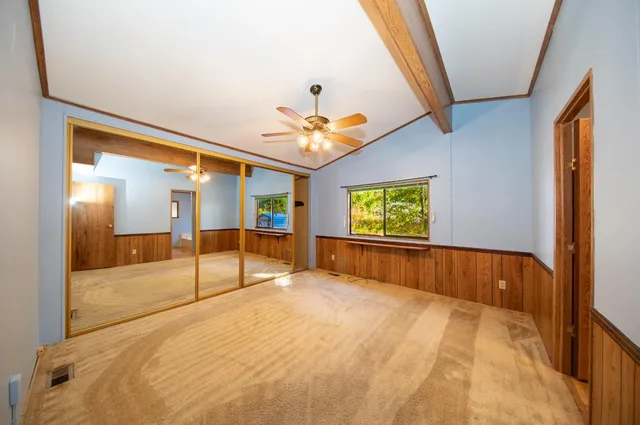 a view of an empty room