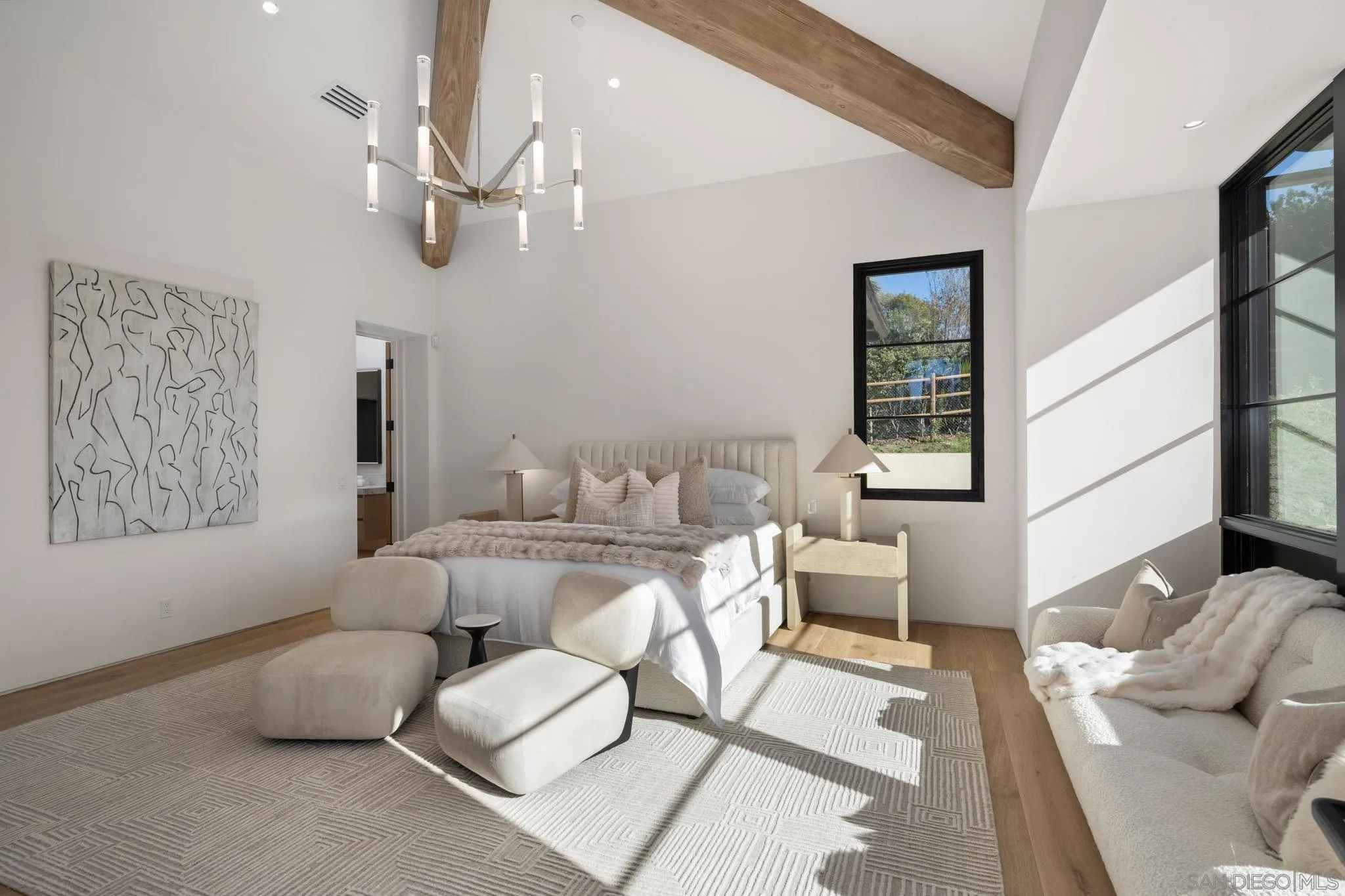 6323 Mimulus Rancho Santa Fe, CA 92067 - Photo 15 of 32 a living room with furniture and a large window