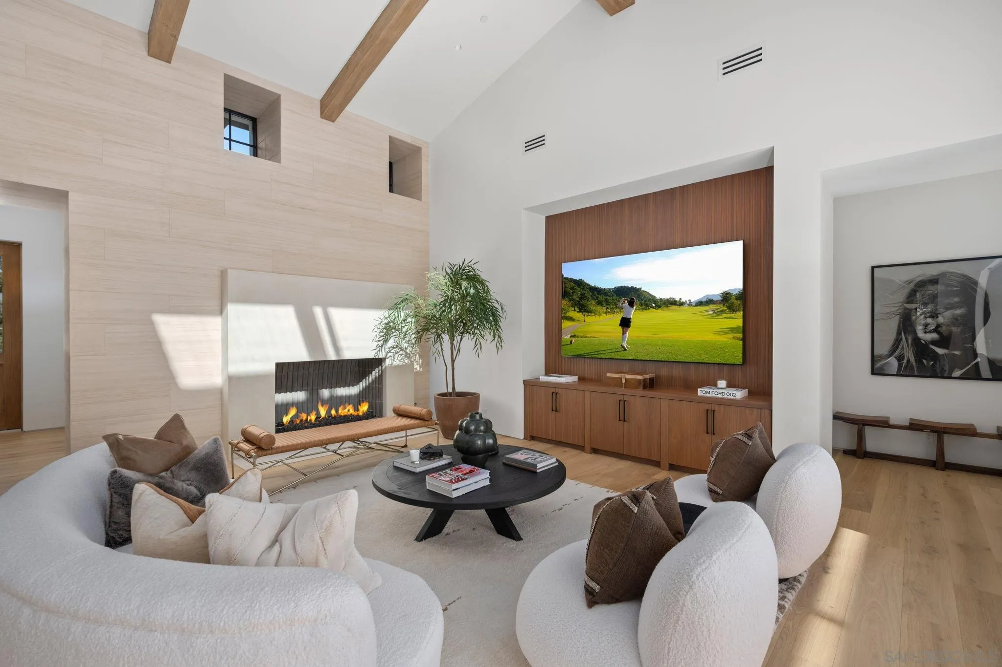 6323 Mimulus Rancho Santa Fe, CA 92067 - Photo 3 of 32 a living room with furniture and a flat screen tv