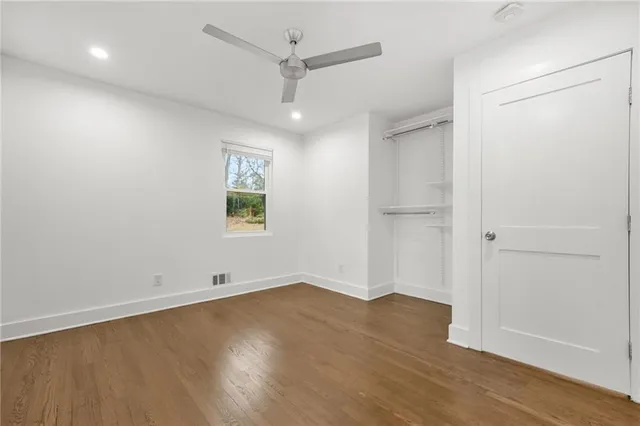 wooden floor in an empty room