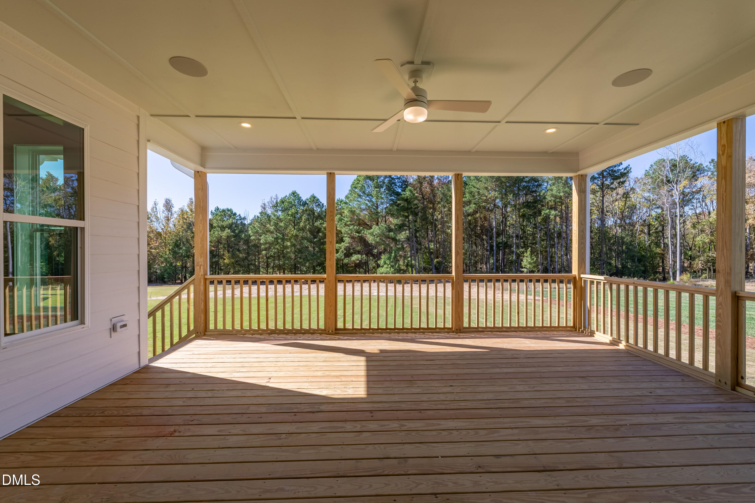 5709 Flowery Mdw Court Wake Forest, NC 27587 - Photo 31 of 69 a view of balcony with wooden floor